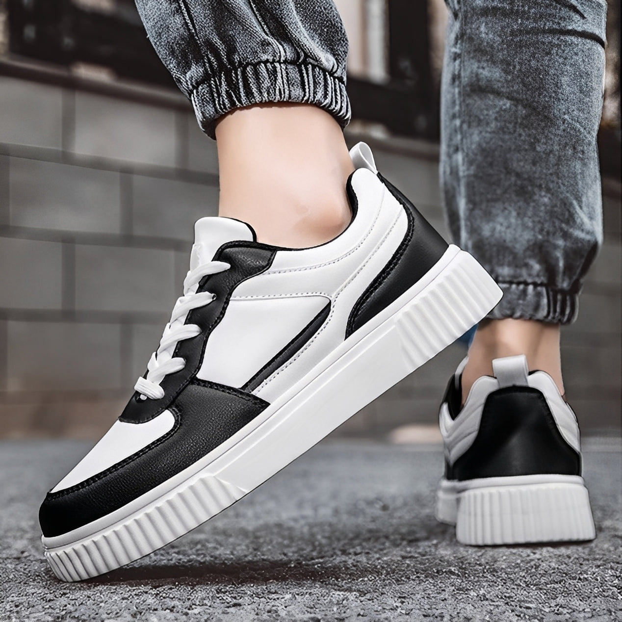 Nathan - Nowoczesne buty na platformie dla mężczyzn