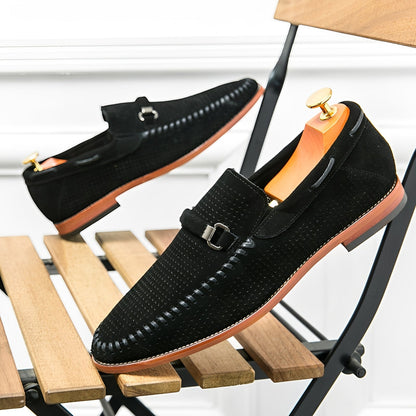 Wesley - Eleganckie loafer z zamszu dla mężczyzn