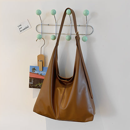 Kathleen - Swobodna skórzana torba dla kobiet