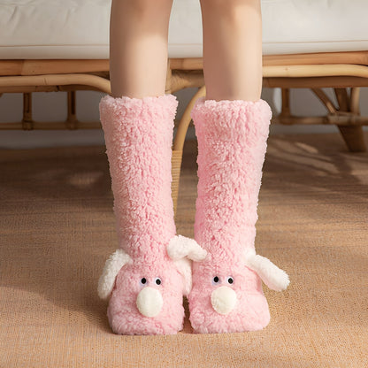 Krystelle - Stylowe, słodkie, ciepłe skarpety domowe dla kobiet