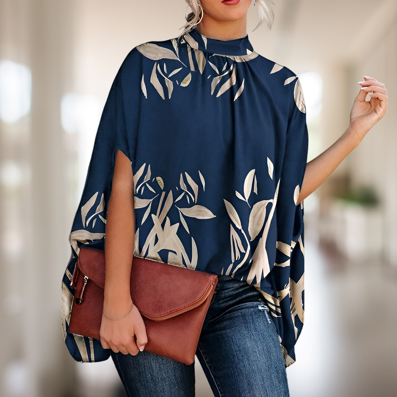 Zara - stylowa damska bluzka w stylu flare