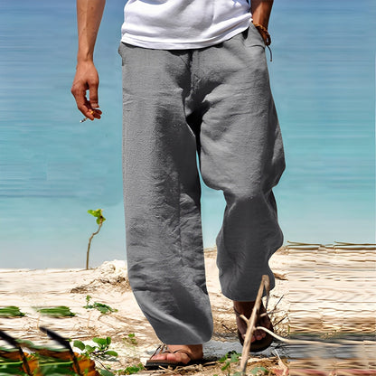 Milan - Wygodne lniane spodnie dla mężczyzn