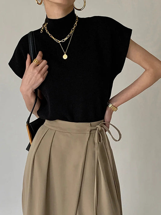 Marika - Eleganckie top sin mangi