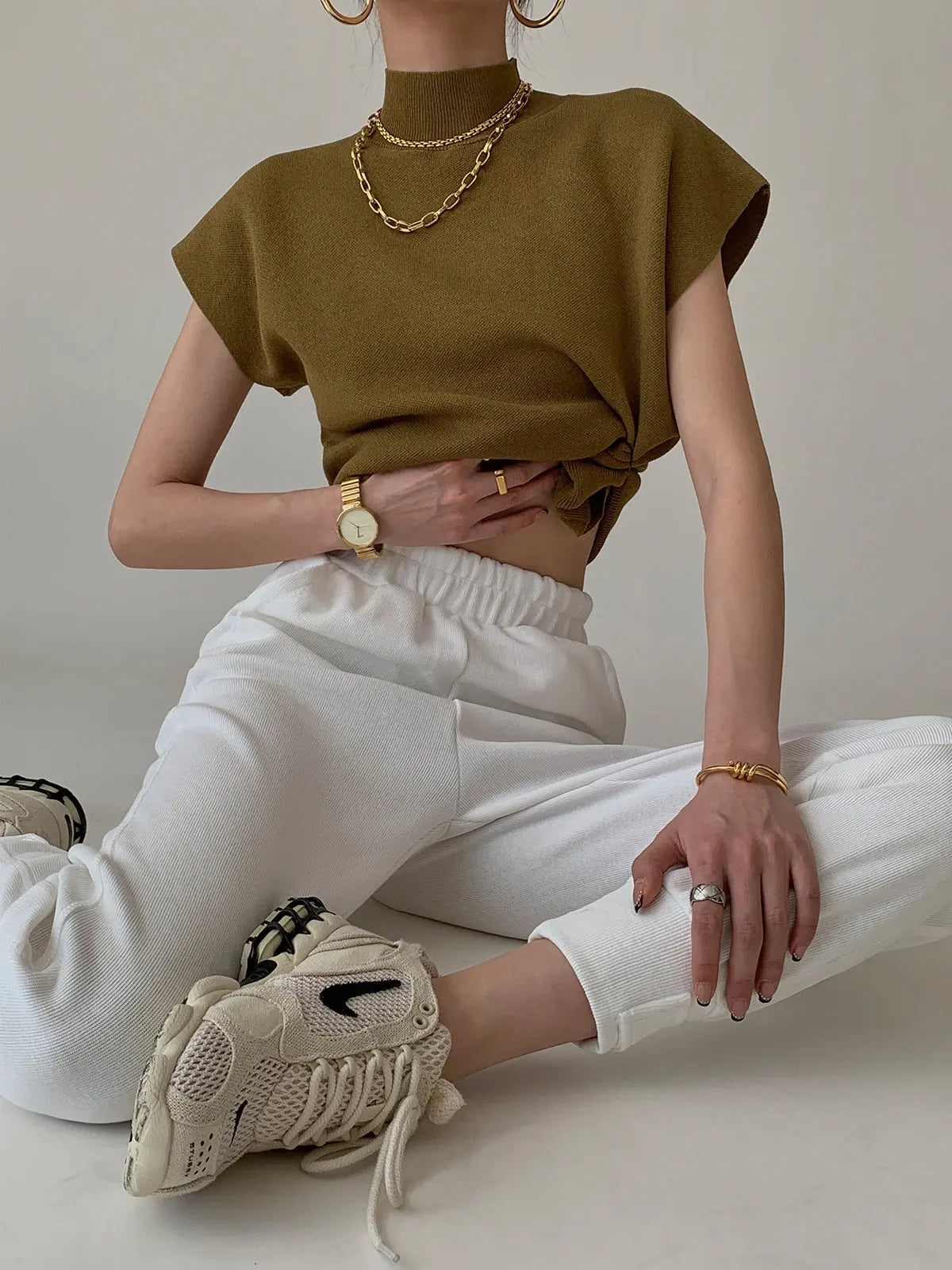Marika - Eleganckie top sin mangi