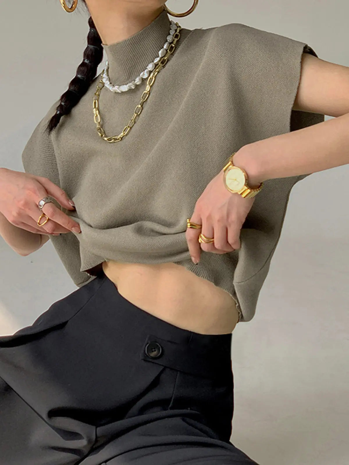Marika - Eleganckie top sin mangi