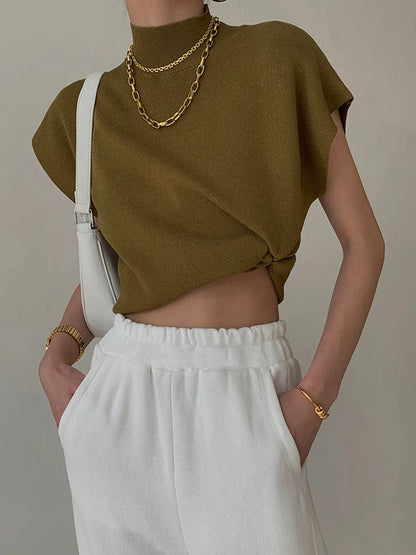 Marika - Eleganckie top sin mangi