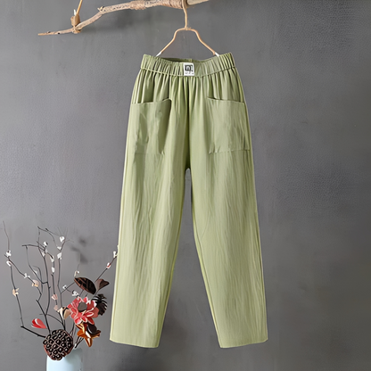 Klaire - Spodnie codzienne z prostymi nogawkami dla kobiet