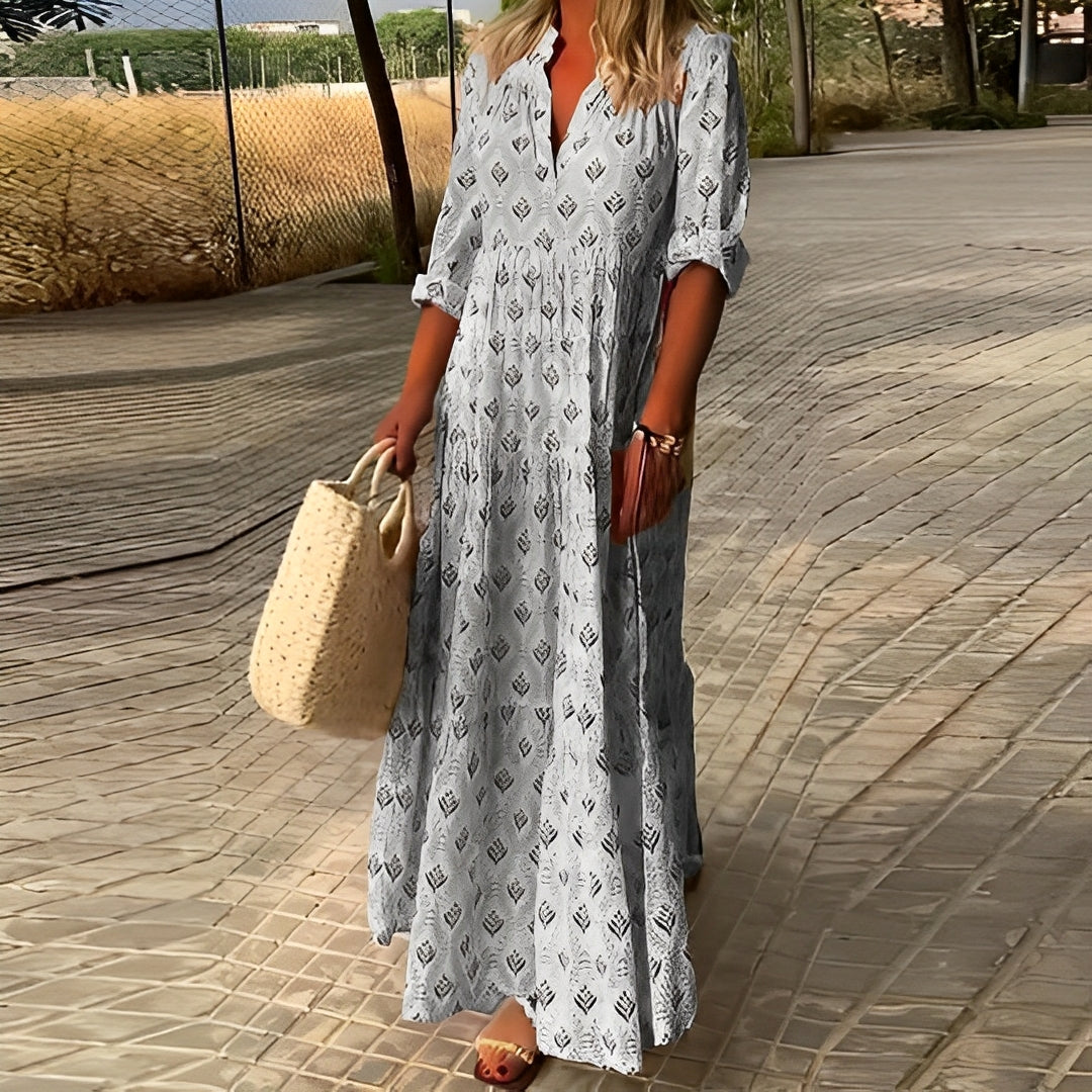 Octavia - Sukienka boho w stylu vintage dla kobiet