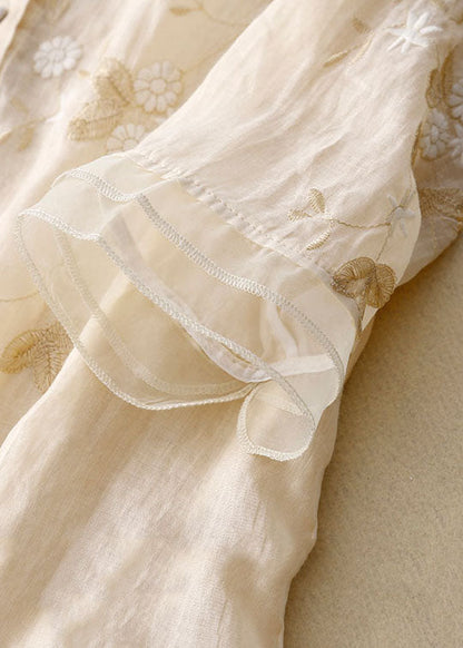 Elaine - Haftowana Wielofunkcyjna Bluzka