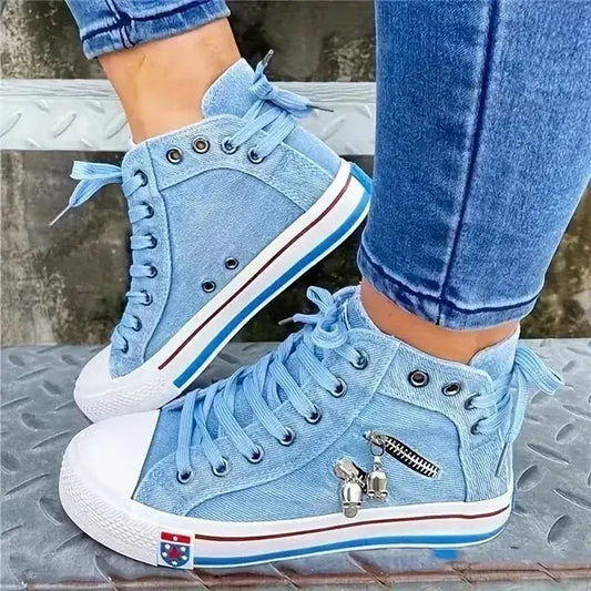 Gabriella - Modne buty w dżinsowym stylu