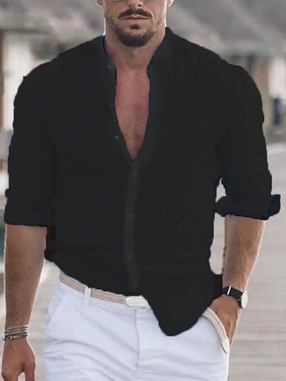 Micheal - lniana koszula męska