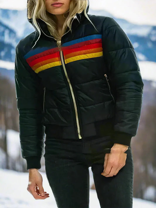 Hesterr – Pluszowy płaszcz damski na zimę