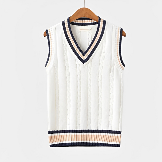 Dale - Sweter bez rękawów z dzianiny dla mężczyzn