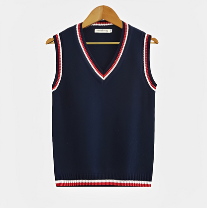 Dale - Sweter bez rękawów z dzianiny dla mężczyzn