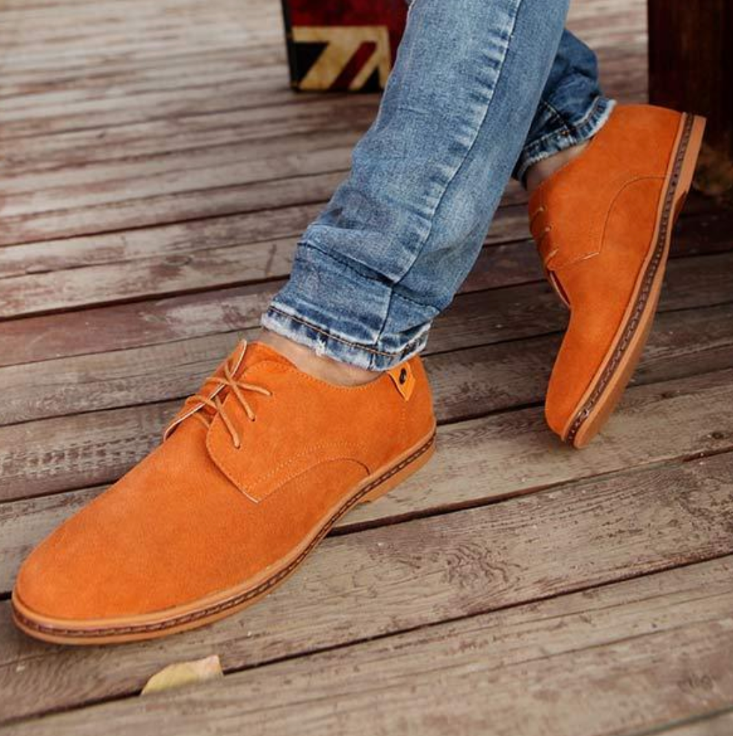 Houston - Skórzane buty męskie