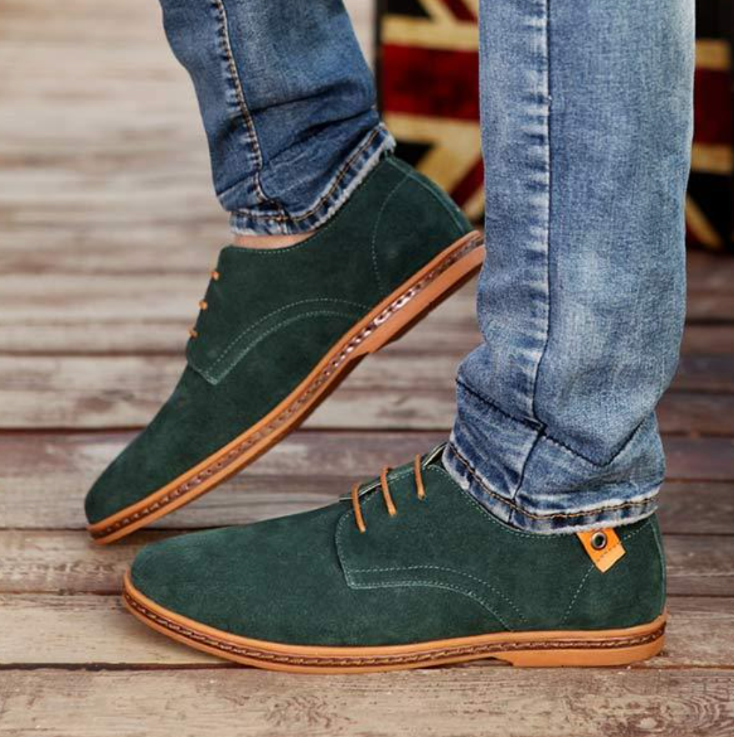 Houston - Skórzane buty męskie