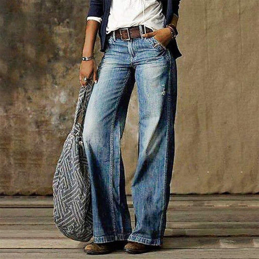 Carlisle - Jeansy straight leg damskie
