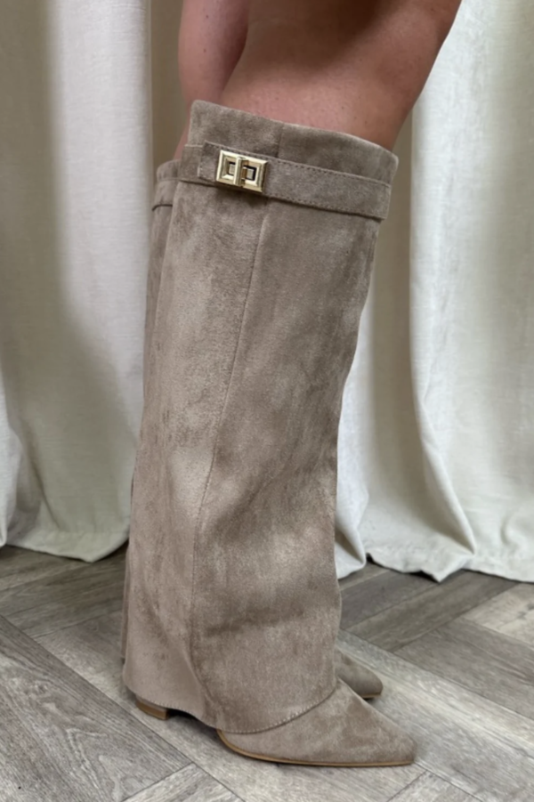 Johanna - Eleganckie botki z zamszu