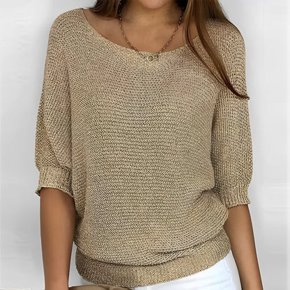 Selene - Sweter z dekoltem halter