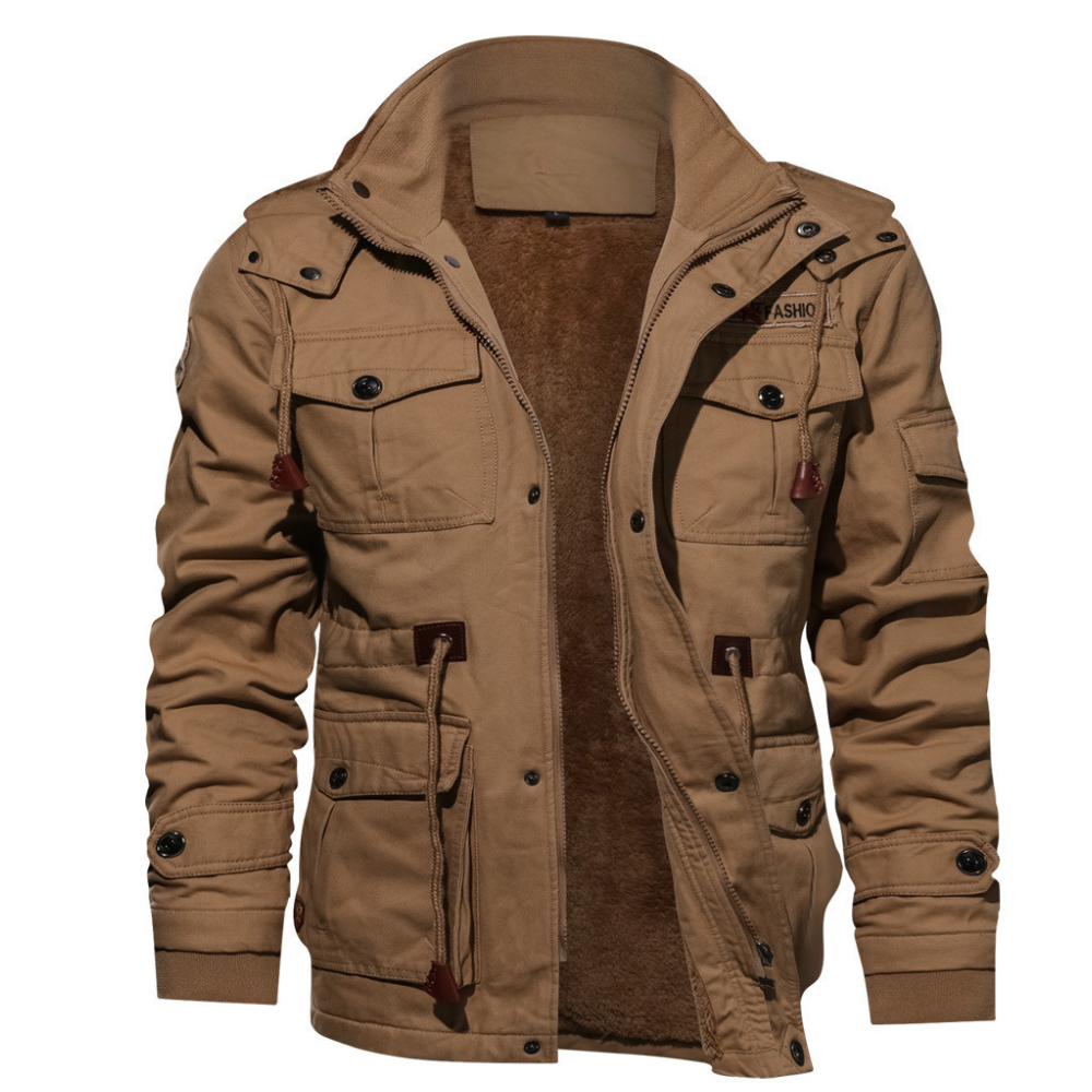 Anthony - Stylowa, ciepła aksamitna kurtka dla mężczyzn