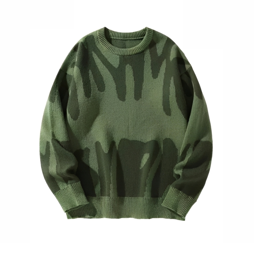 Edan - Sweter z wełny wygodny i ciepły dla mężczyzn