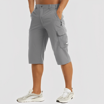 Adrienie - Spodnie cargo rozciągliwe dla mężczyzn