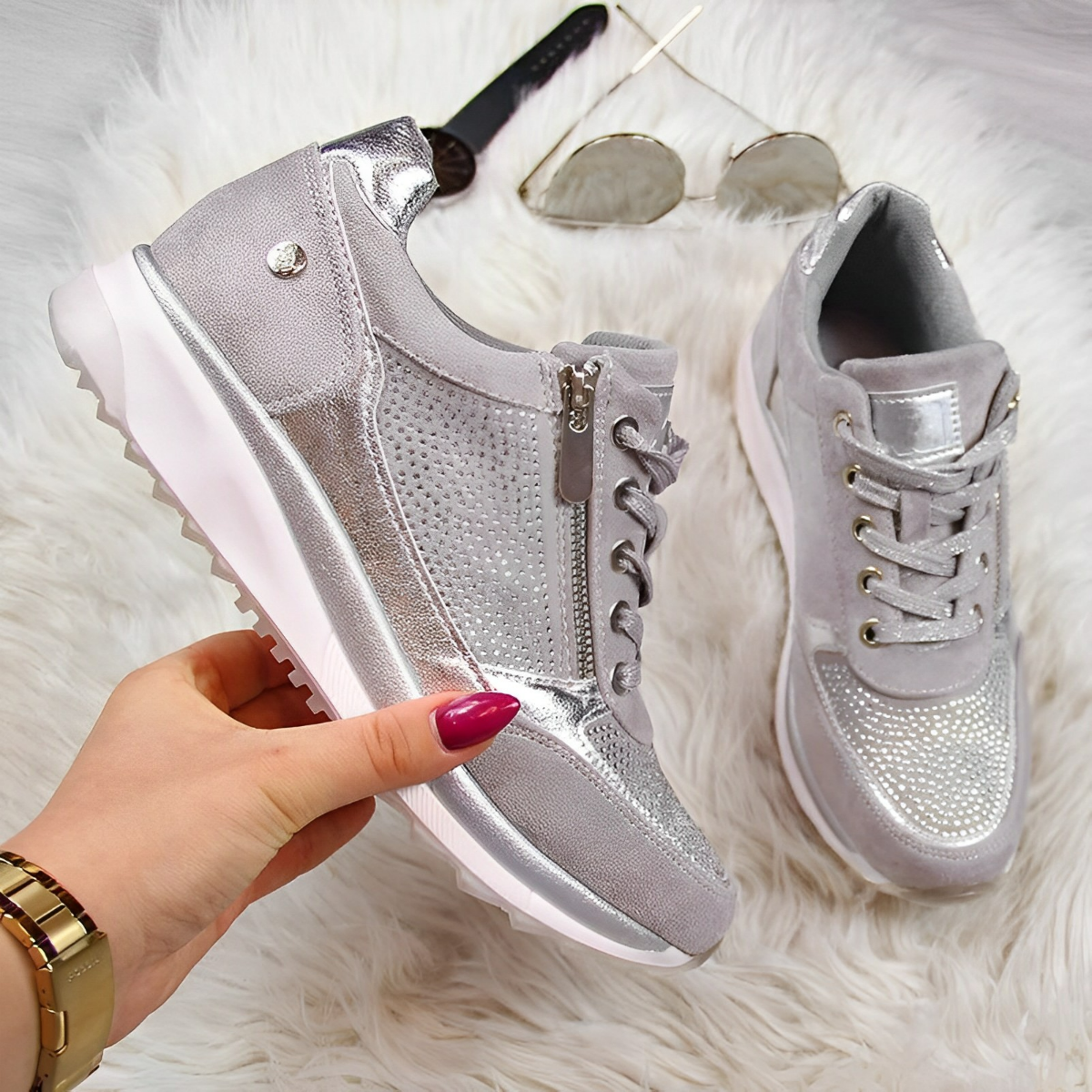 Pro Shoes - Buty sportowe z zamkiem