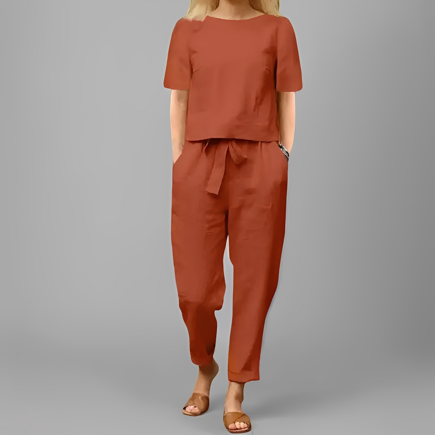 Andréana - Zestaw elegancki z kombinezonem dla kobiet