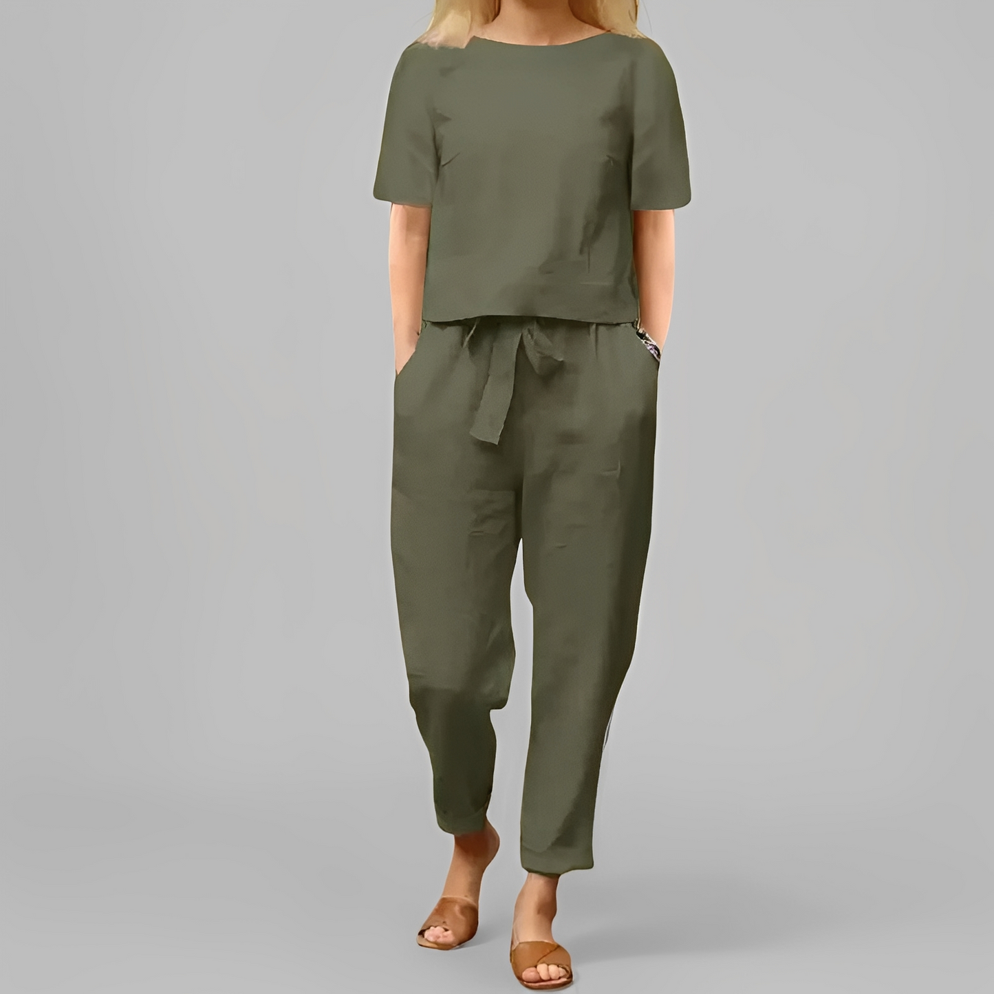 Andréana - Zestaw elegancki z kombinezonem dla kobiet