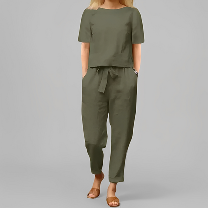 Andréana - Zestaw elegancki z kombinezonem dla kobiet