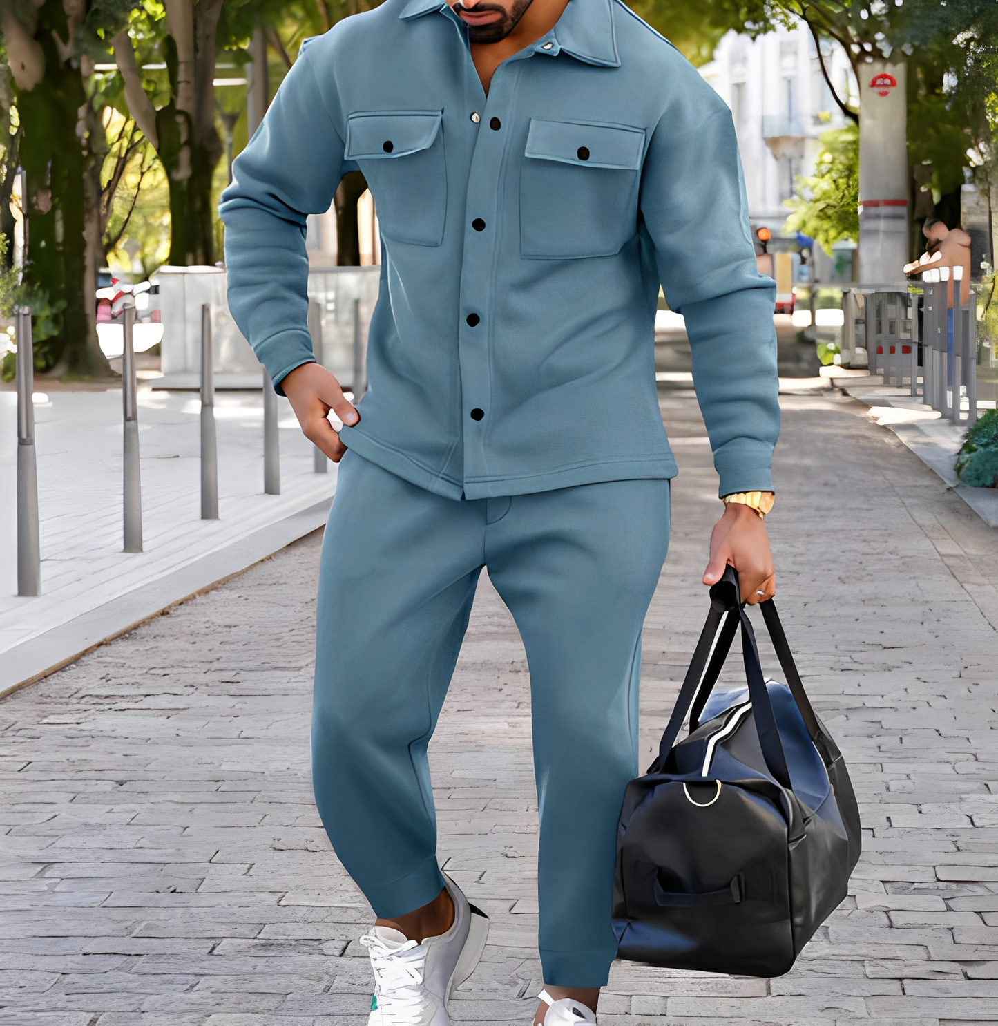 Carlex - Zestaw dwuczęściowy wygodny dla mężczyzn