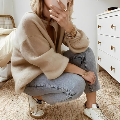 Mildred - Ciepły oversize kardigan dla kobiet