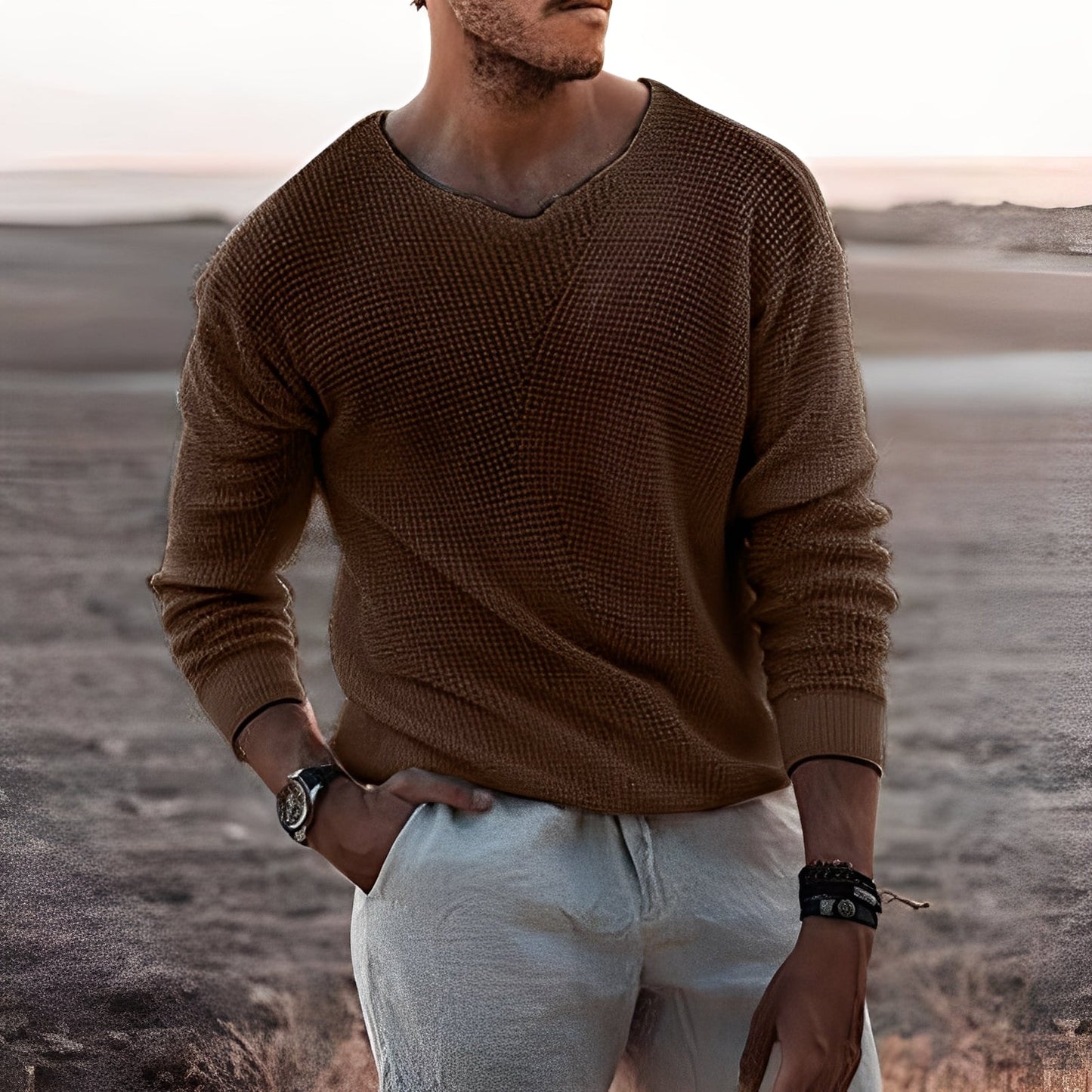 Carlton - Luźny, ciepły sweter dla mężczyzn