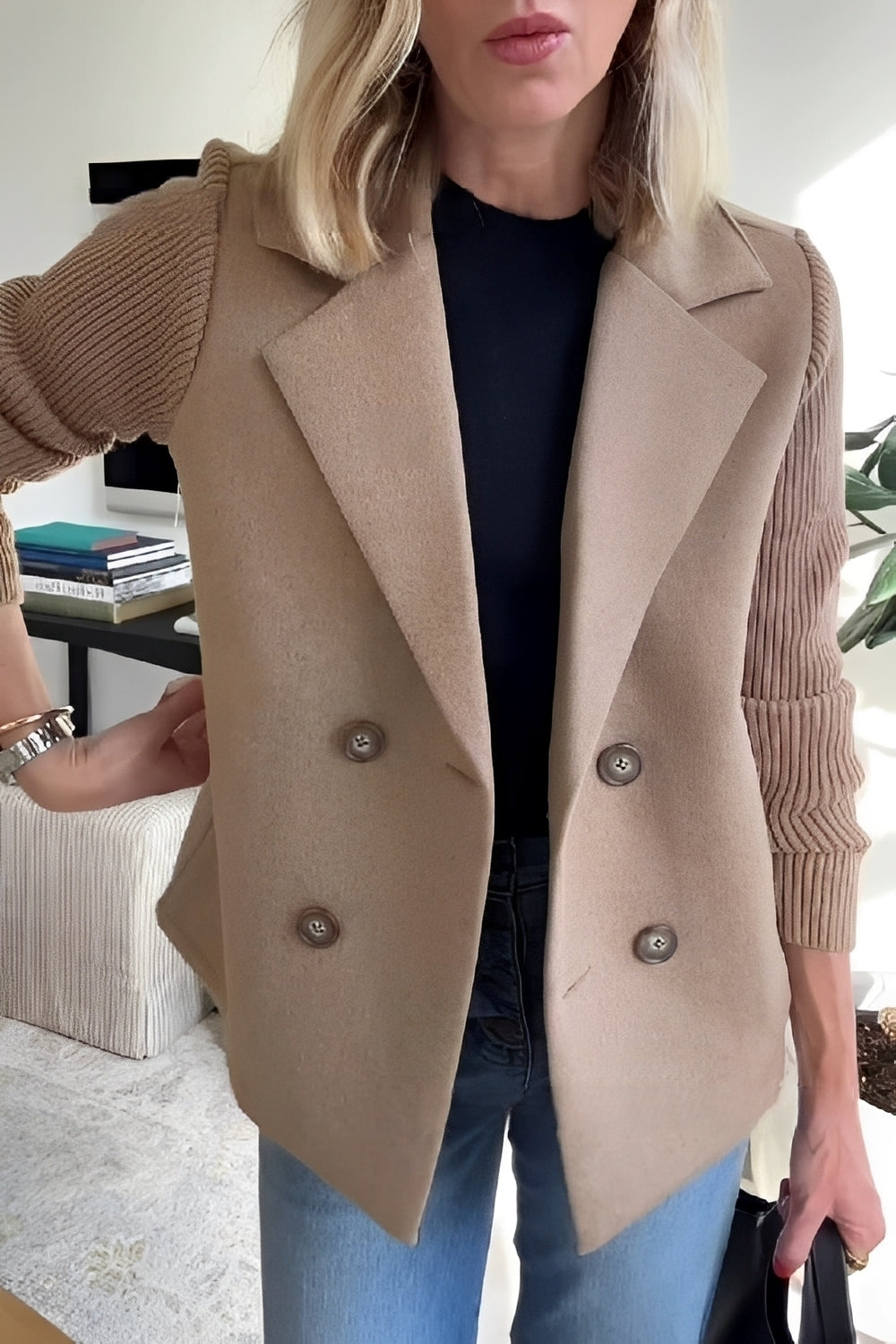 Alannah - Stylowy wełniany żakiet dla kobiet