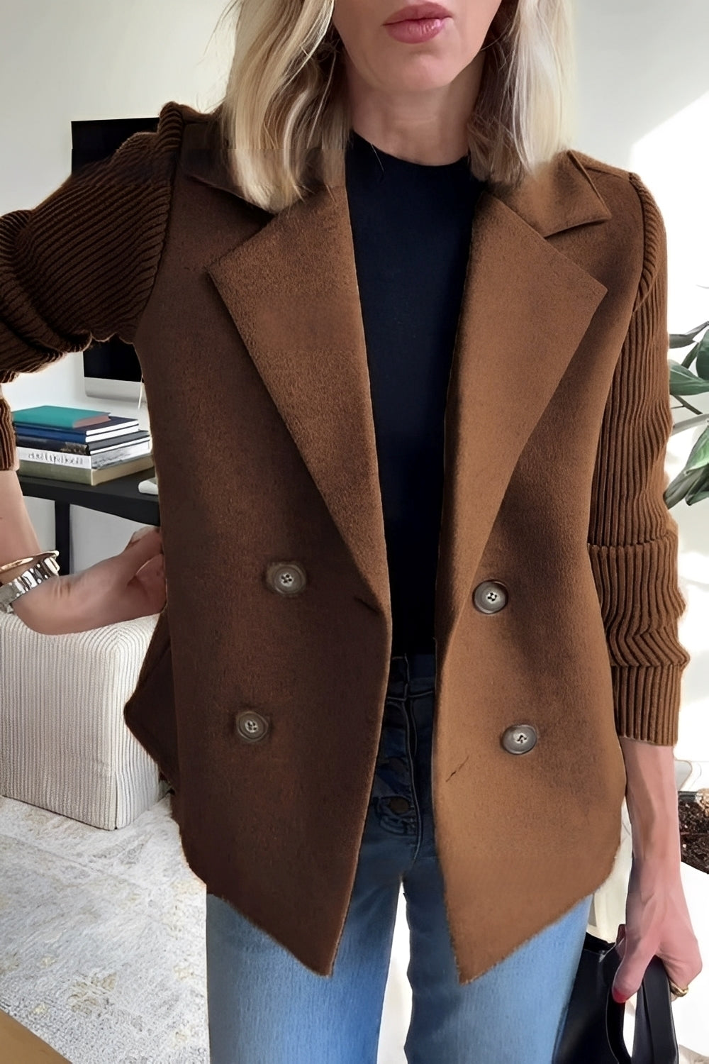 Alannah - Stylowy wełniany żakiet dla kobiet