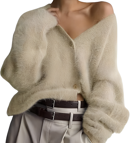 Montana - Stylowy, luźny kardigan dla kobiet