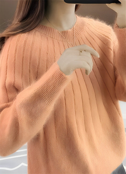 Cornelia - Luźny, kaszmirowy sweter dla kobiet