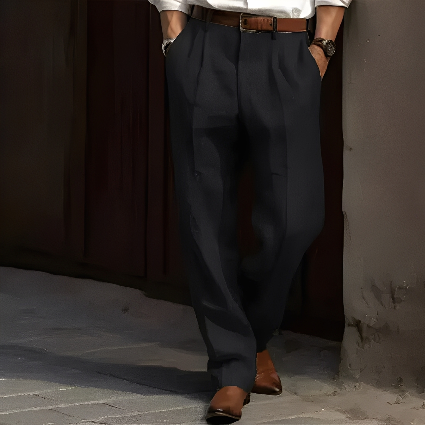 Lennart – Męskie spodnie elastyczne w stylowym kroju