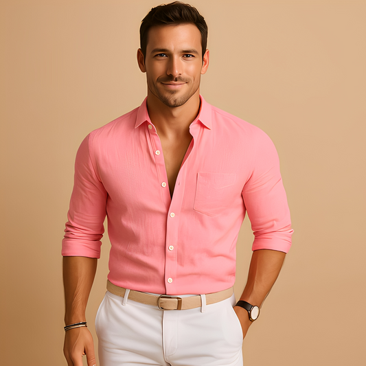 Aleid - Lekka koszula z guzikami dla mężczyzn